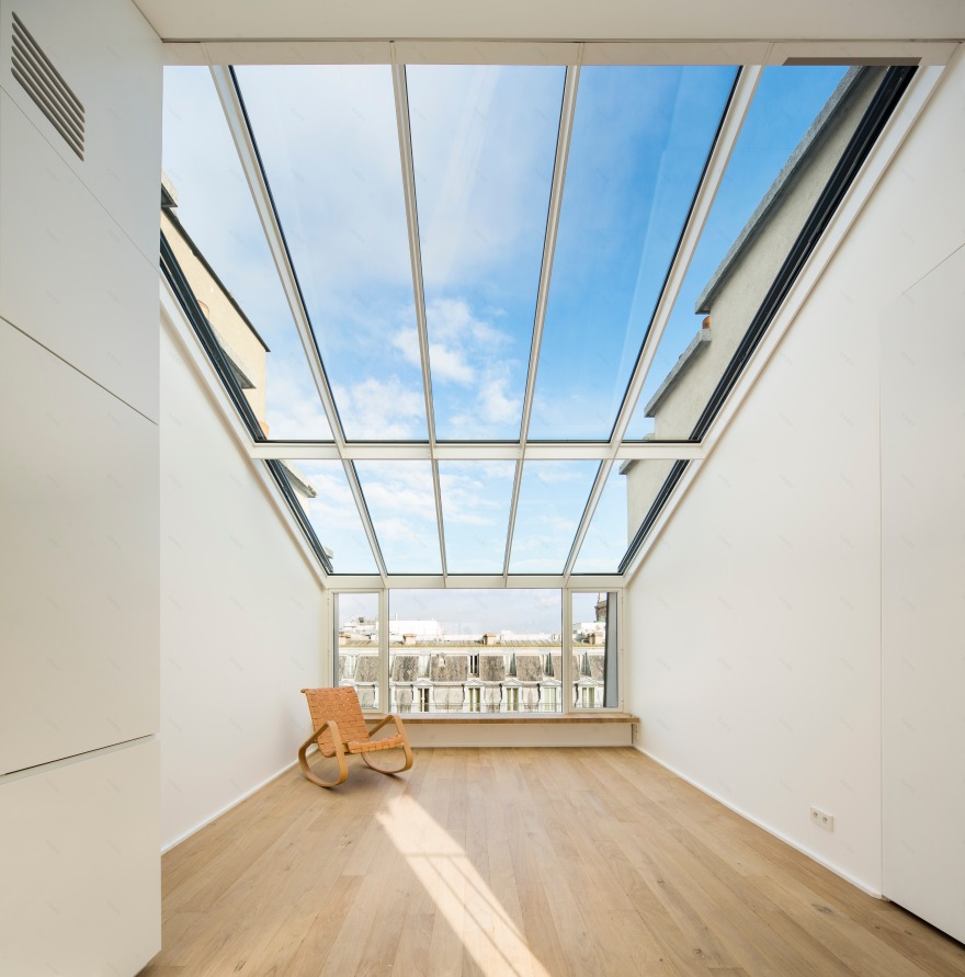 巴黎经典建筑中的现代居住空间-1