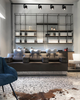 Urban Style | Fabriano 火车站附近的复古工业风理发店设计