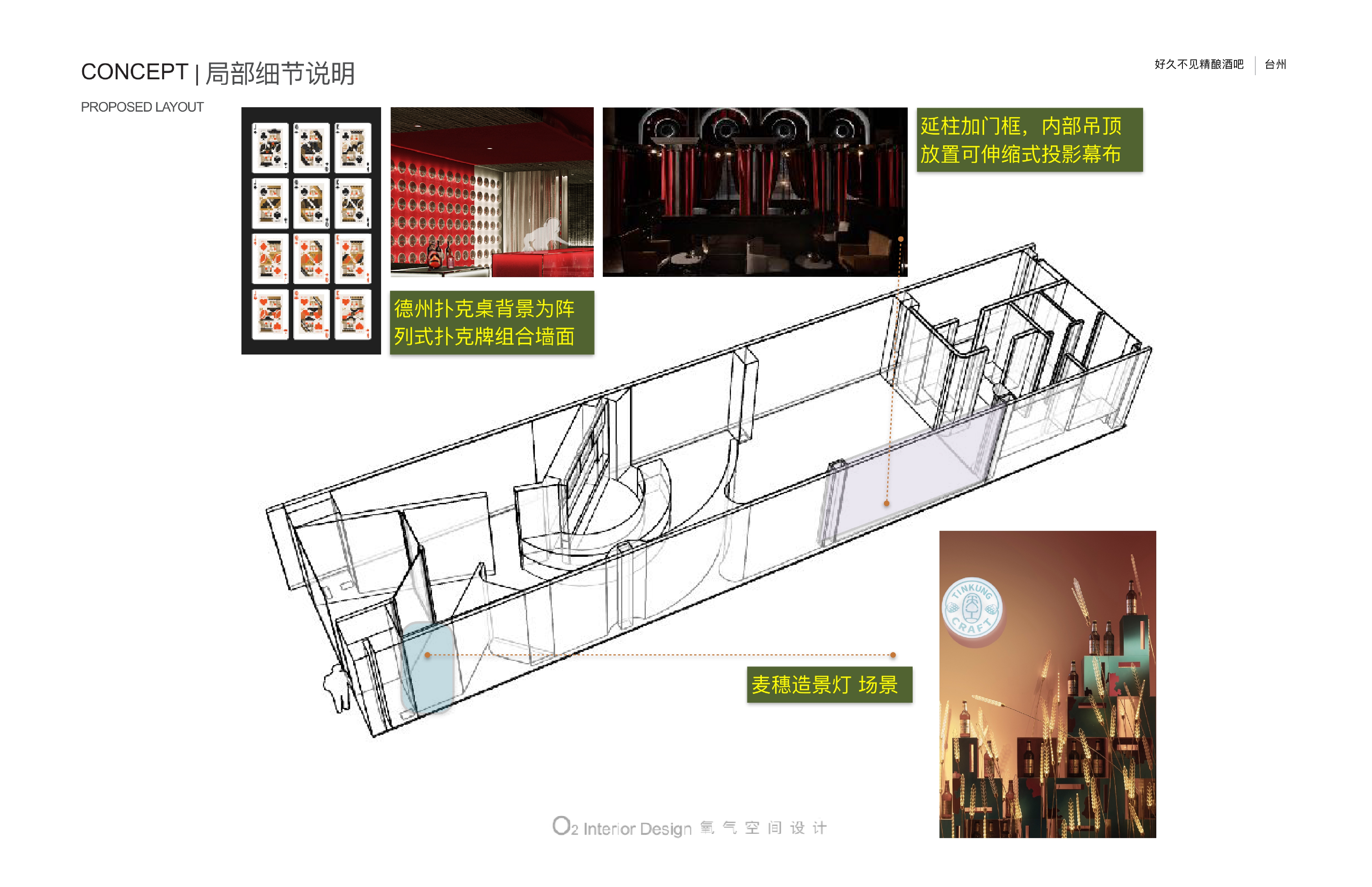 【O2氧气空间设计】米店精酿实验室丨PPT设计方案两版+效果图+施工图-13