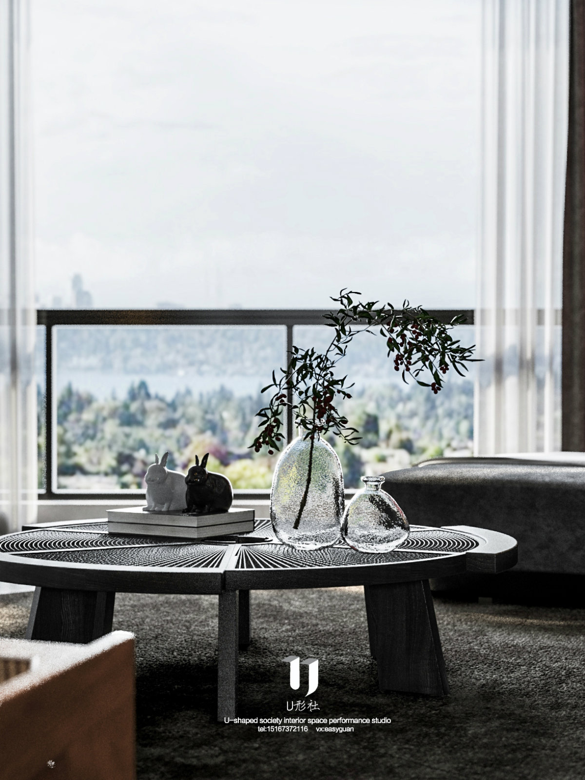 现代住宅的黑色艺术-2