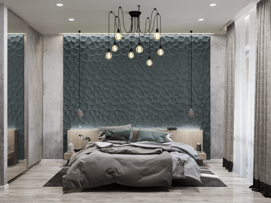 皮雕工艺在室内墙面设计中的应用-60