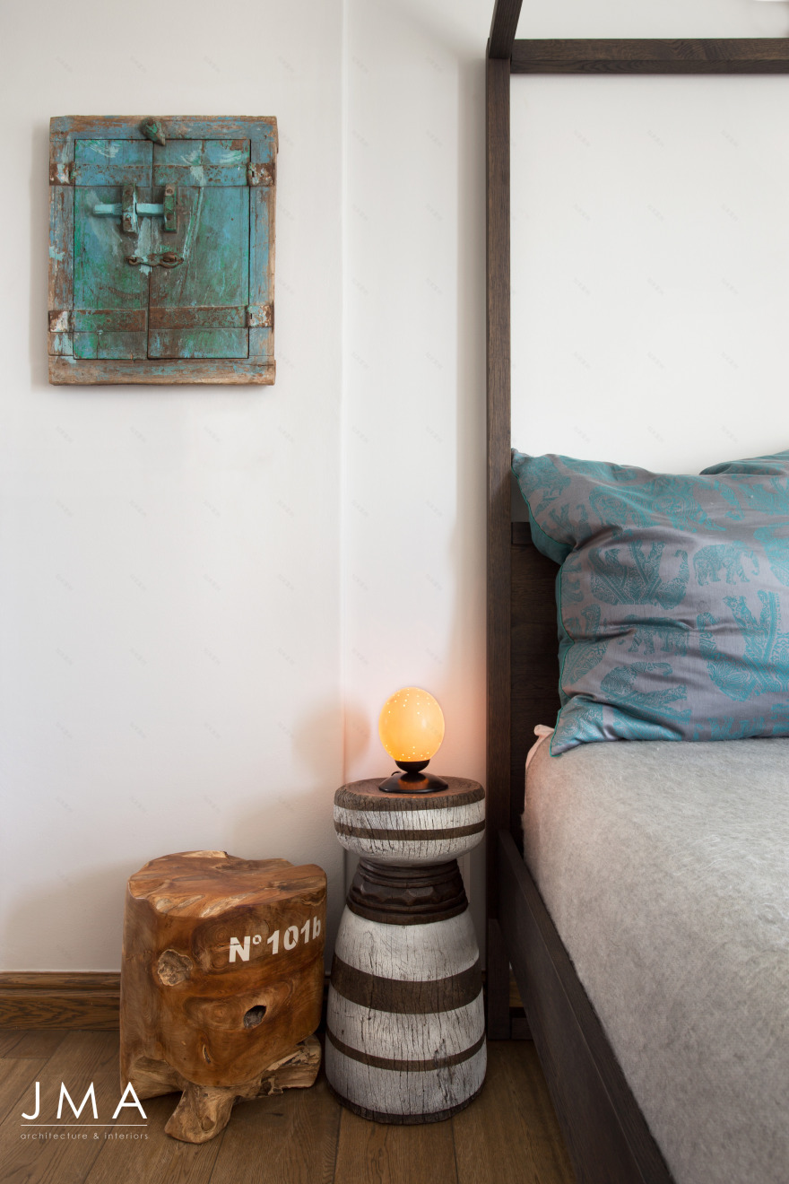 色彩与海景共融的南非公寓设计-5