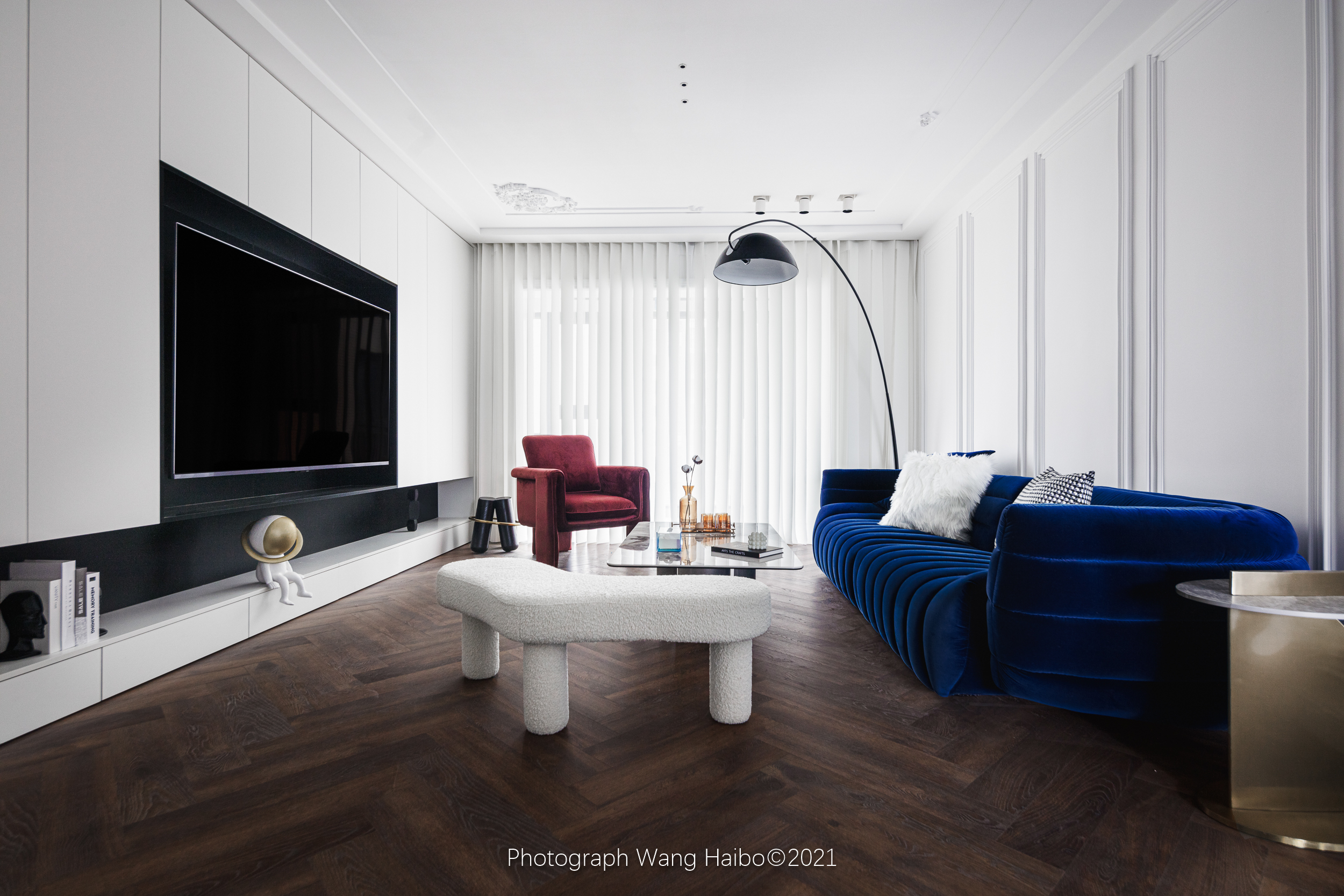 三世一屋,简约中式私宅设计丨中国湖北丨琉白空间设计-5