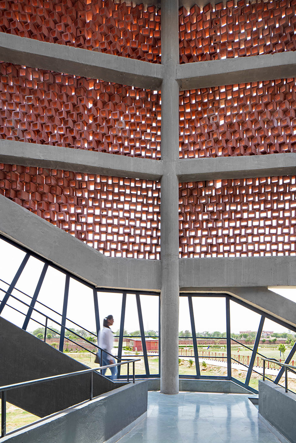 圣安德鲁斯女生宿舍楼丨印度丨Zero Energy Design Lab-31