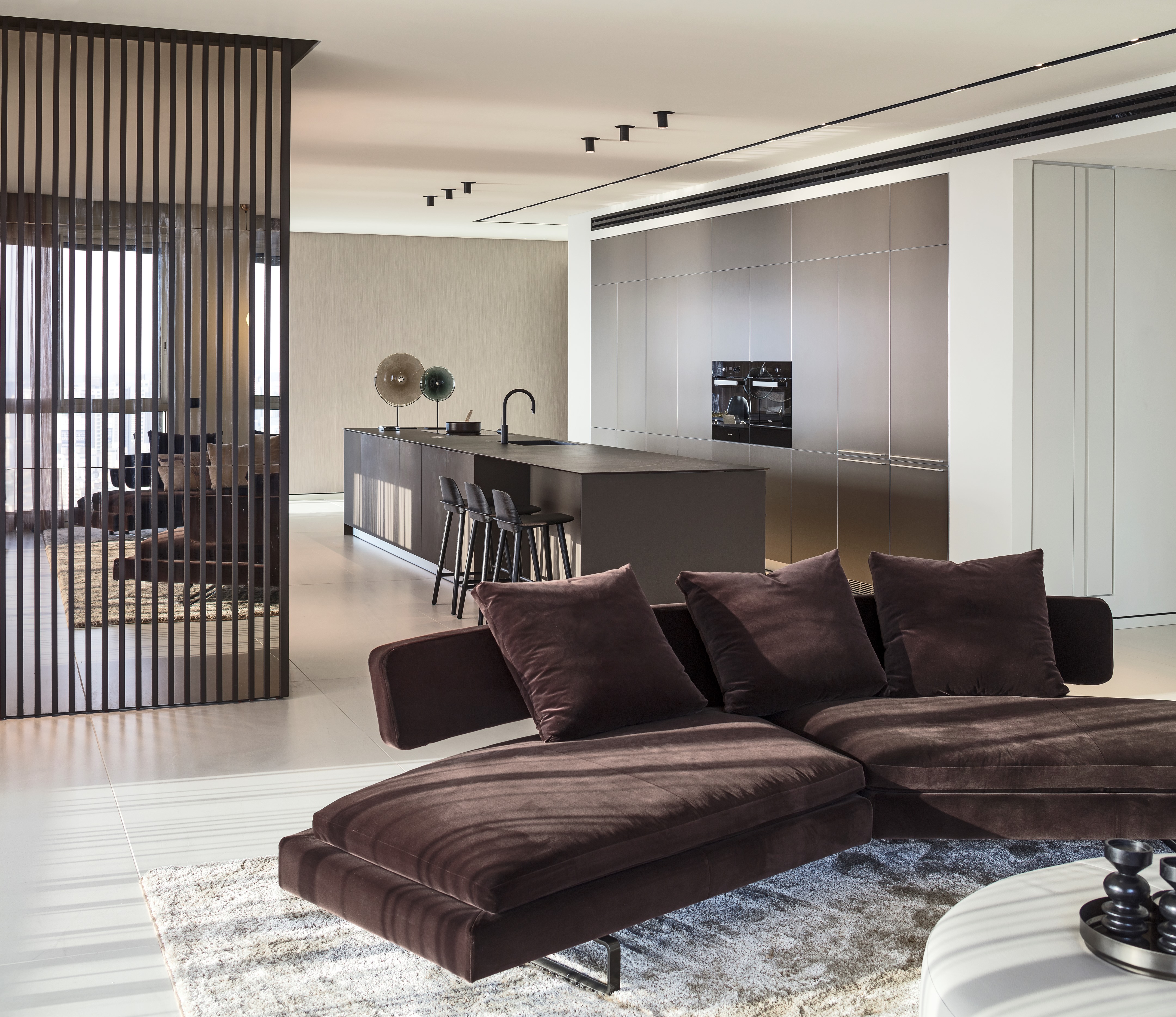 巴黎世家风尚的海景别墅设计-6