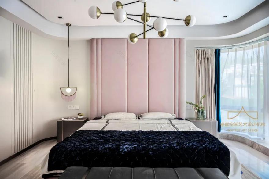 融合简约与甜美,打造阔景以待的家之风景-48