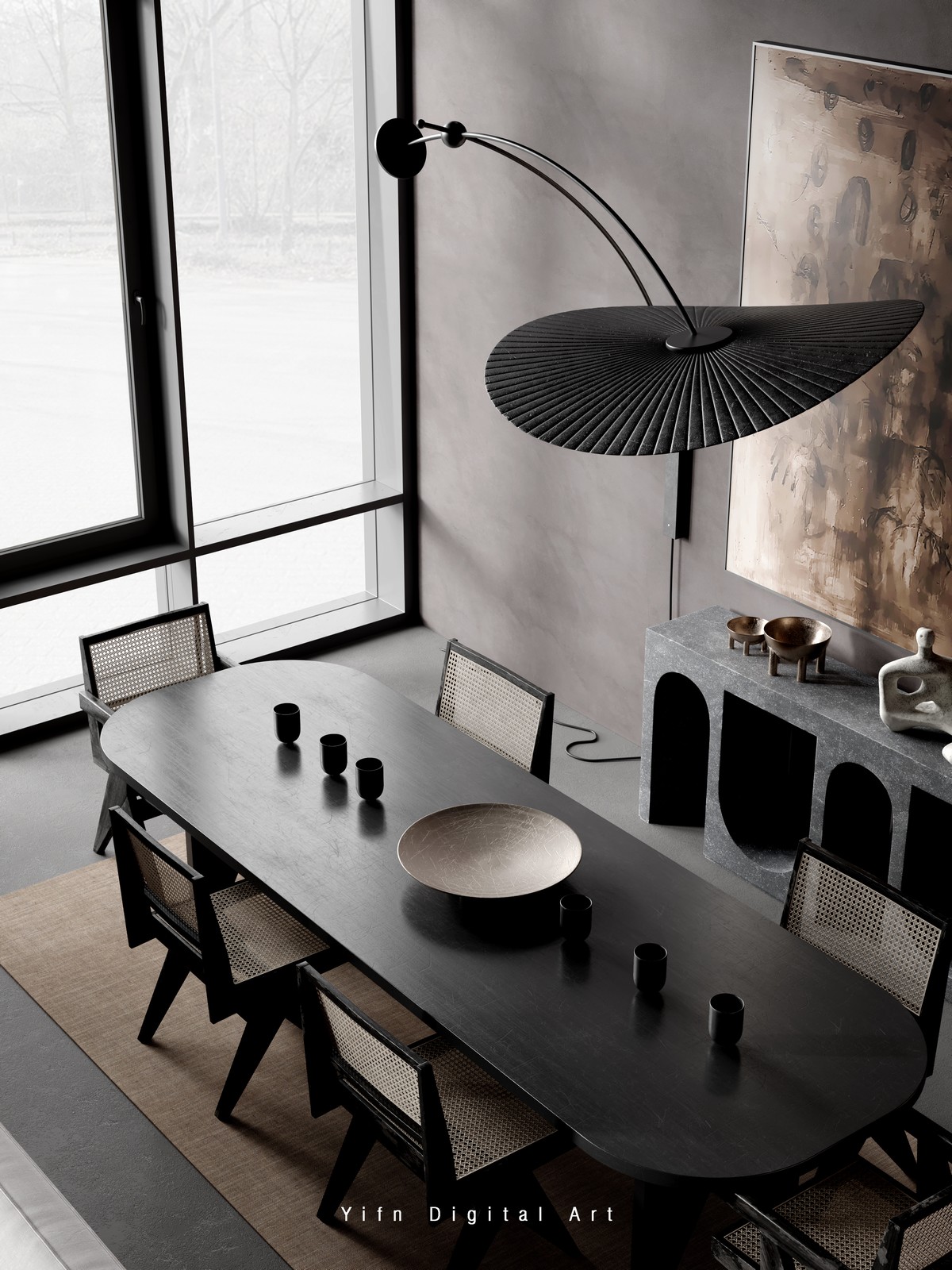 易梵 / 室内住宅 / corona,Rendering-1