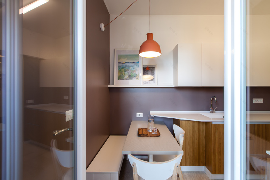 罗马南郊公寓的灵动空间设计-9