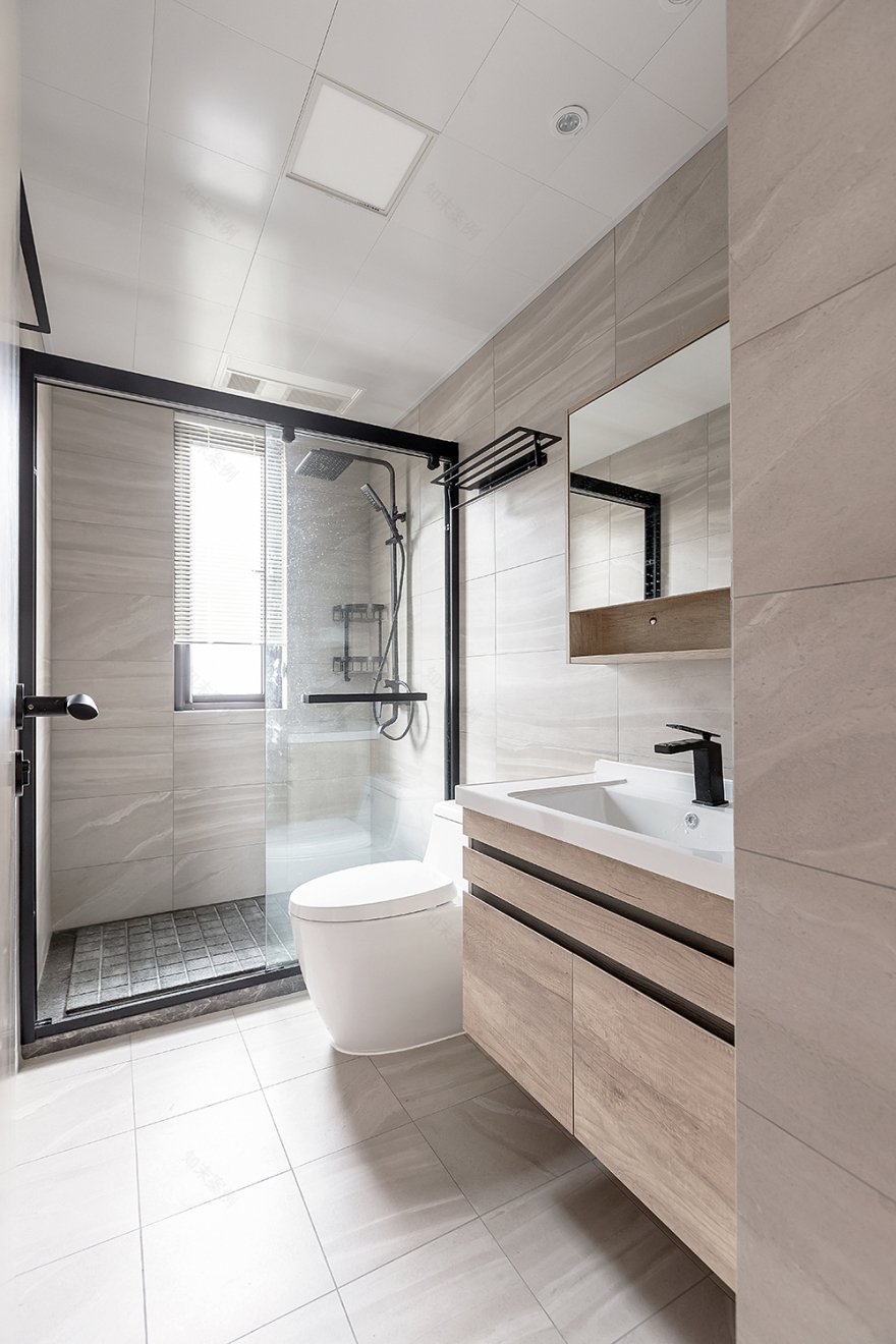 家之气息 | 双饰面厨房与火烧板卫生间设计-34