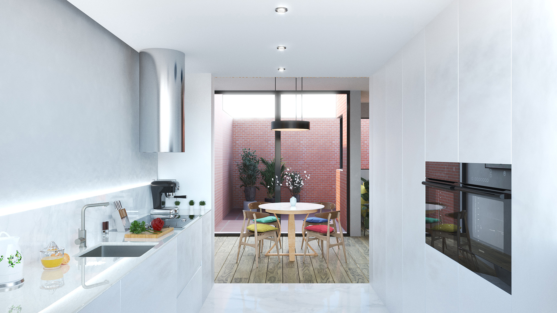 地中海风格的海景公寓改造-4