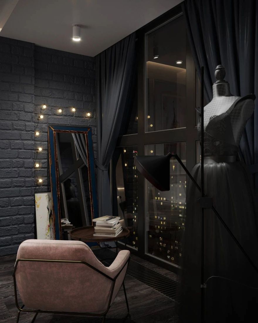 Mossebo 设计团队打造大气一居室,古典与现代完美融合-89