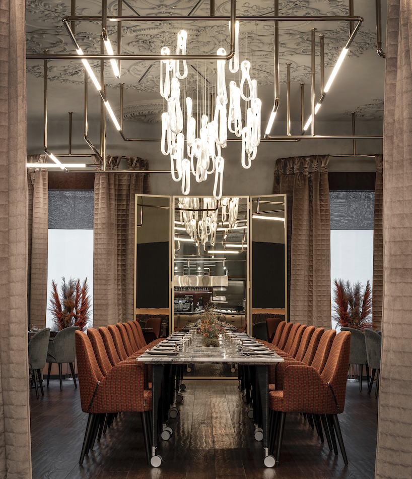 莫斯科丽思卡尔顿酒店 Sartoria Lamberti 餐厅设计-11