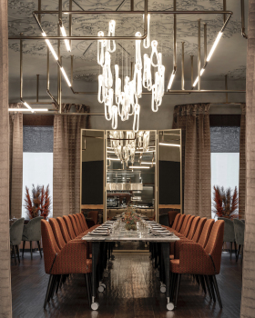 莫斯科丽思卡尔顿酒店 Sartoria Lamberti 餐厅设计