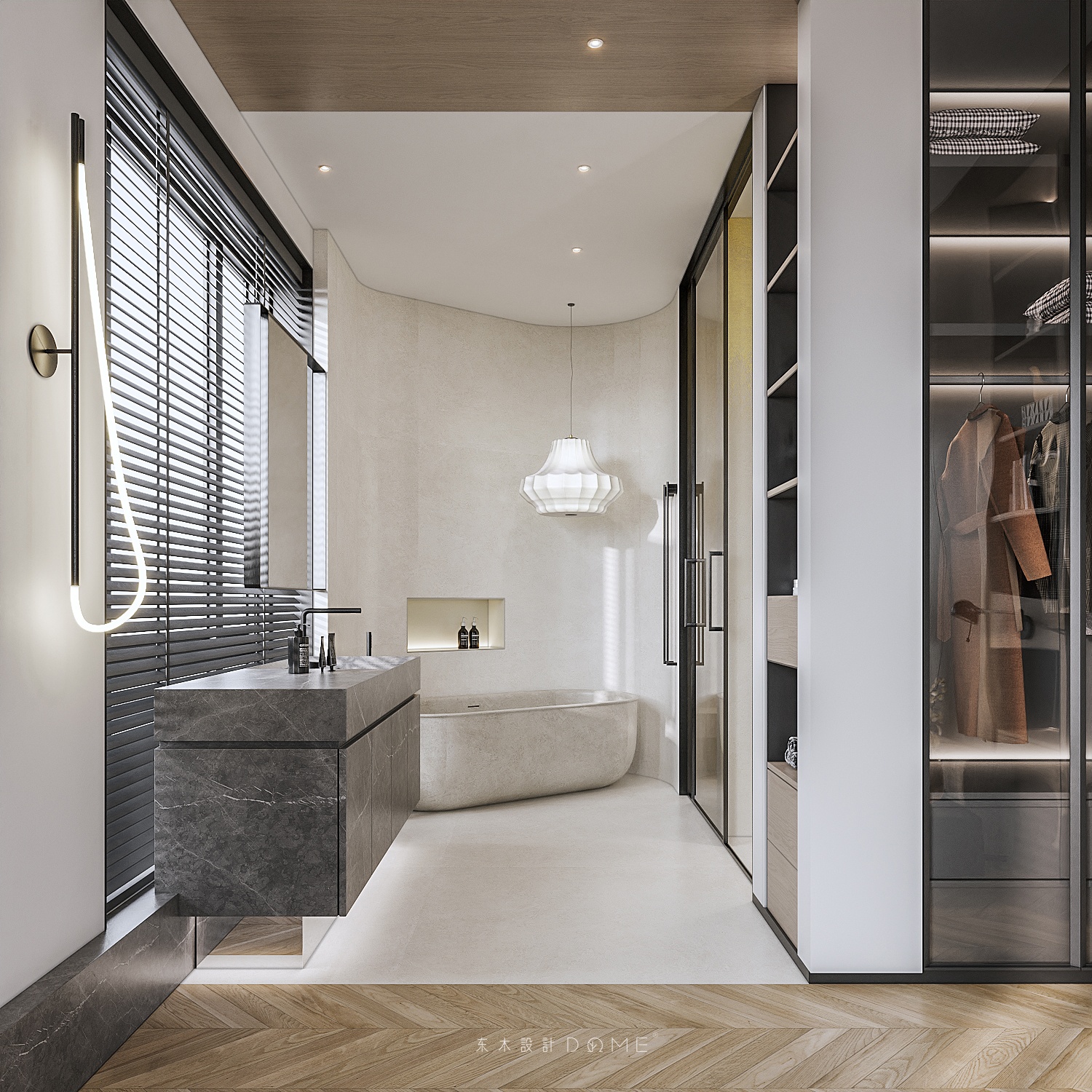 现代平层设计丨东木设计-13