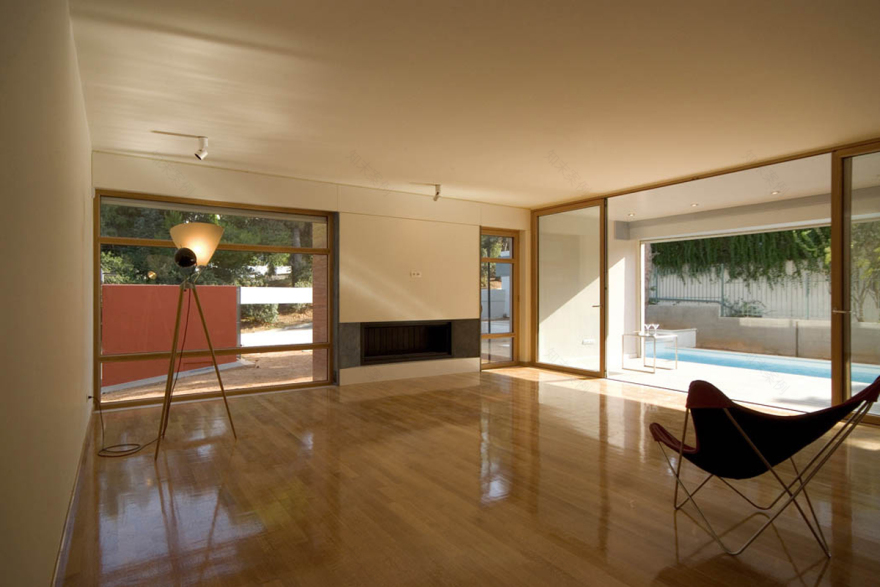 希腊雅典 Ekali 区双住宅设计-24