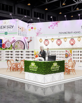 Anita Protsan丨展厅丨Exhibition stand ''Sen Soy''