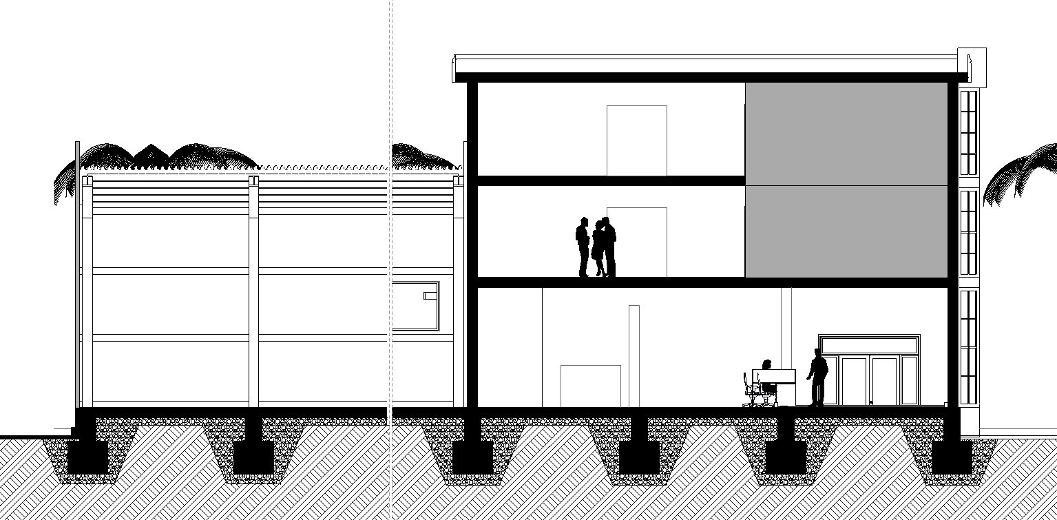 Lirim Ramadani丨办公建筑丨Design and Structural Analysis for a Magazine / Part of the Factory for component's of the Bus.-6