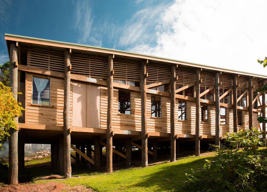 Naidi乡村社区大厅,斐济/一个坚固安全又能鼓励创造性表达的社区“舞台”-23