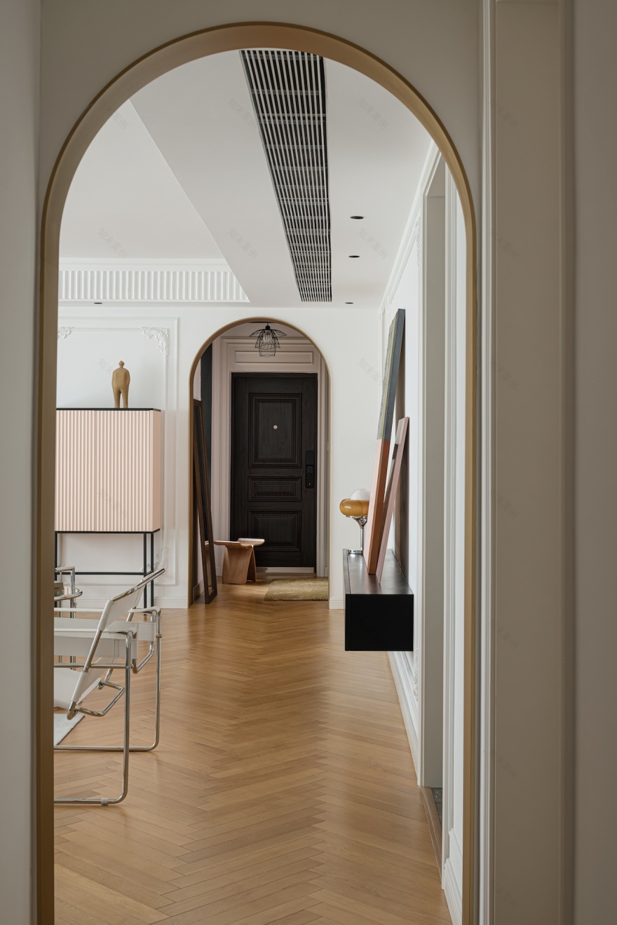 治愈系简法式风格住宅设计丨中国成都丨观白设计-8