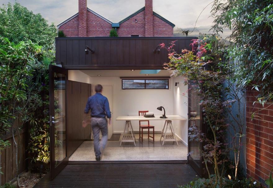 墨尔本南岸历史保护区的别墅建筑与工作室设计-4