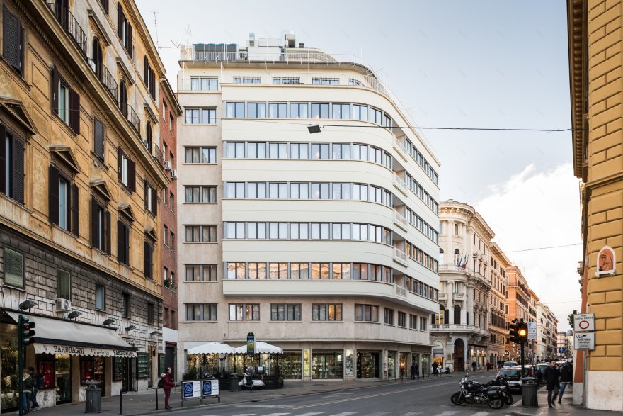 罗马历史建筑翻新 · 九层小楼的宜居转变-1