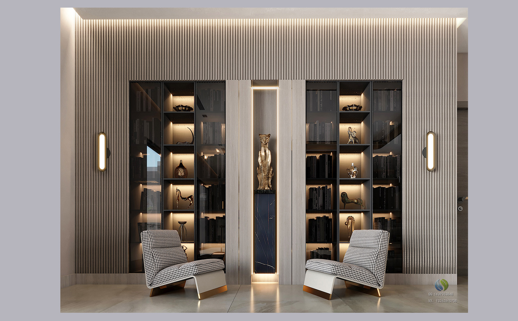 暖灰与空间的协调-1