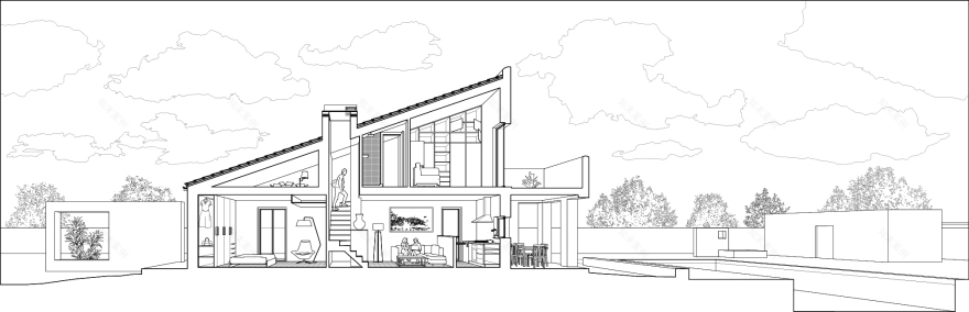 乡间静谧家园 | 50 年代家庭住宅的重生-16