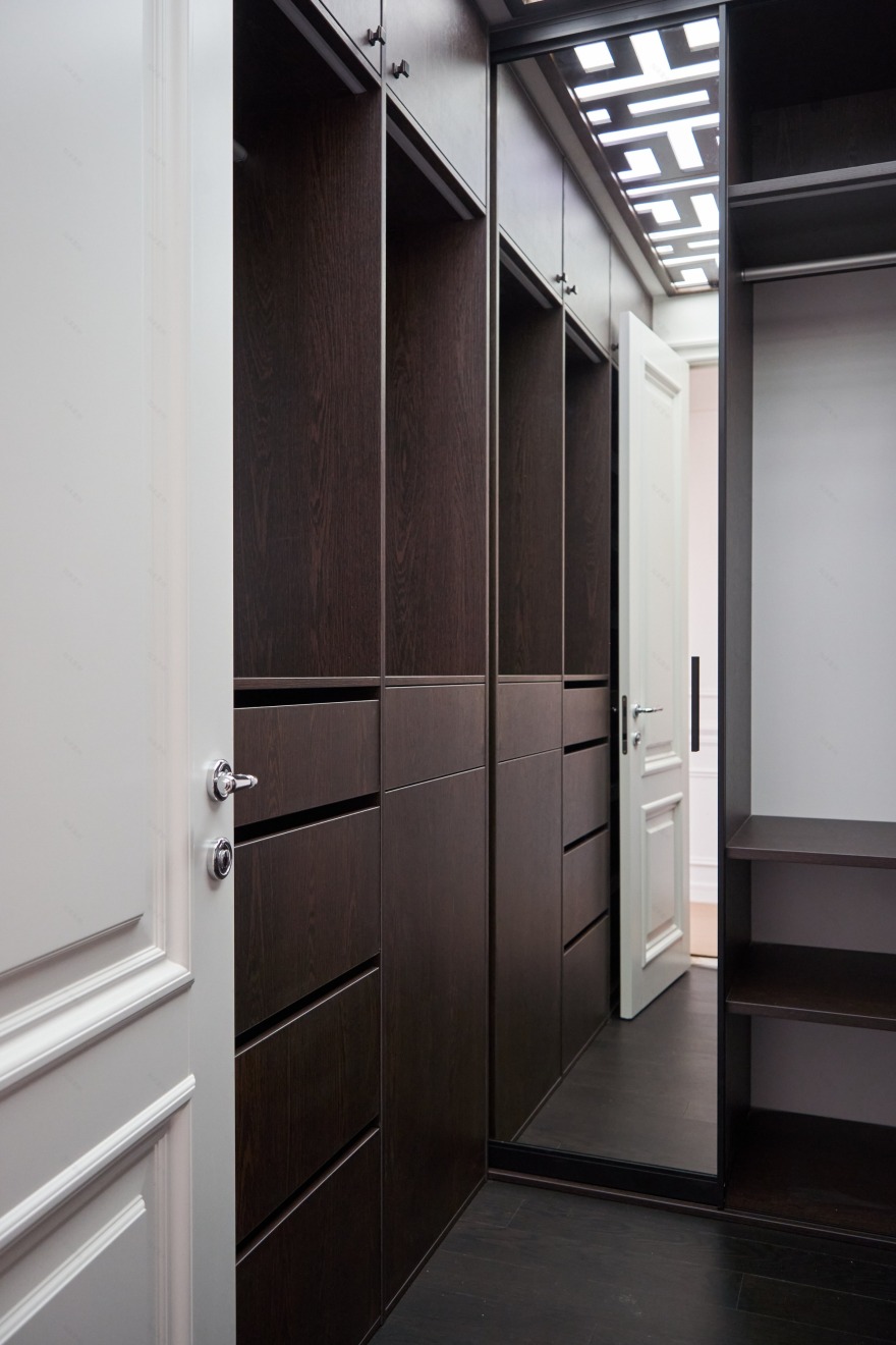 极简白色衣柜与衣帽间设计,时尚温馨-12