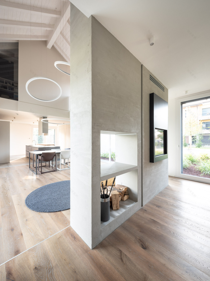 乡间别墅 HHCR,融入自然美景的设计佳作-17