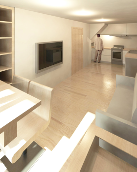 darq arquitectura-design-3d丨别墅建筑丨Recuperação de Prédio de Habitação Plurifamiliar - Sesimbra