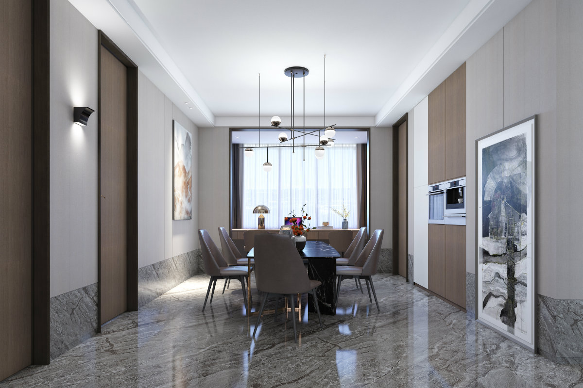 西安曲江公馆和园 | 简约雅致的都市生活空间-14