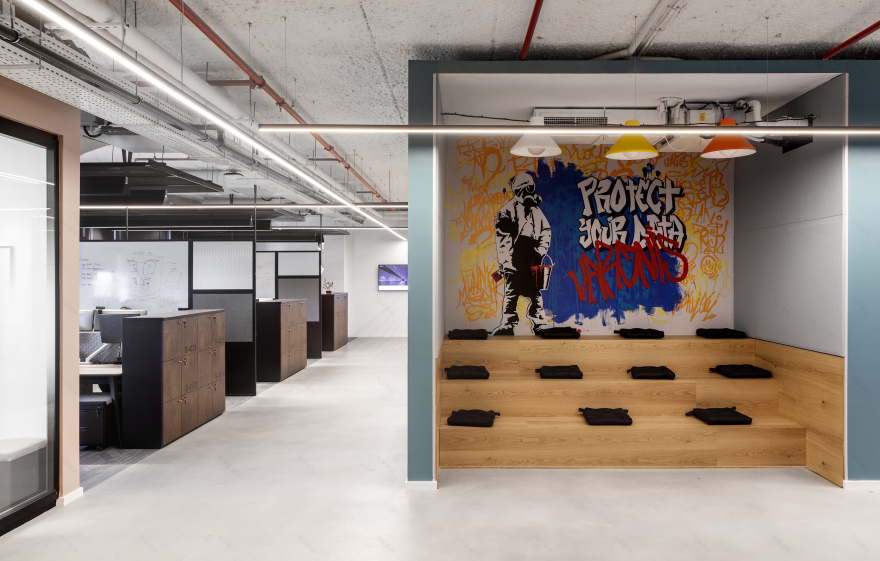 以色列 VARONIS 办公空间 以酒店式设计创造温馨高效工作环境-11