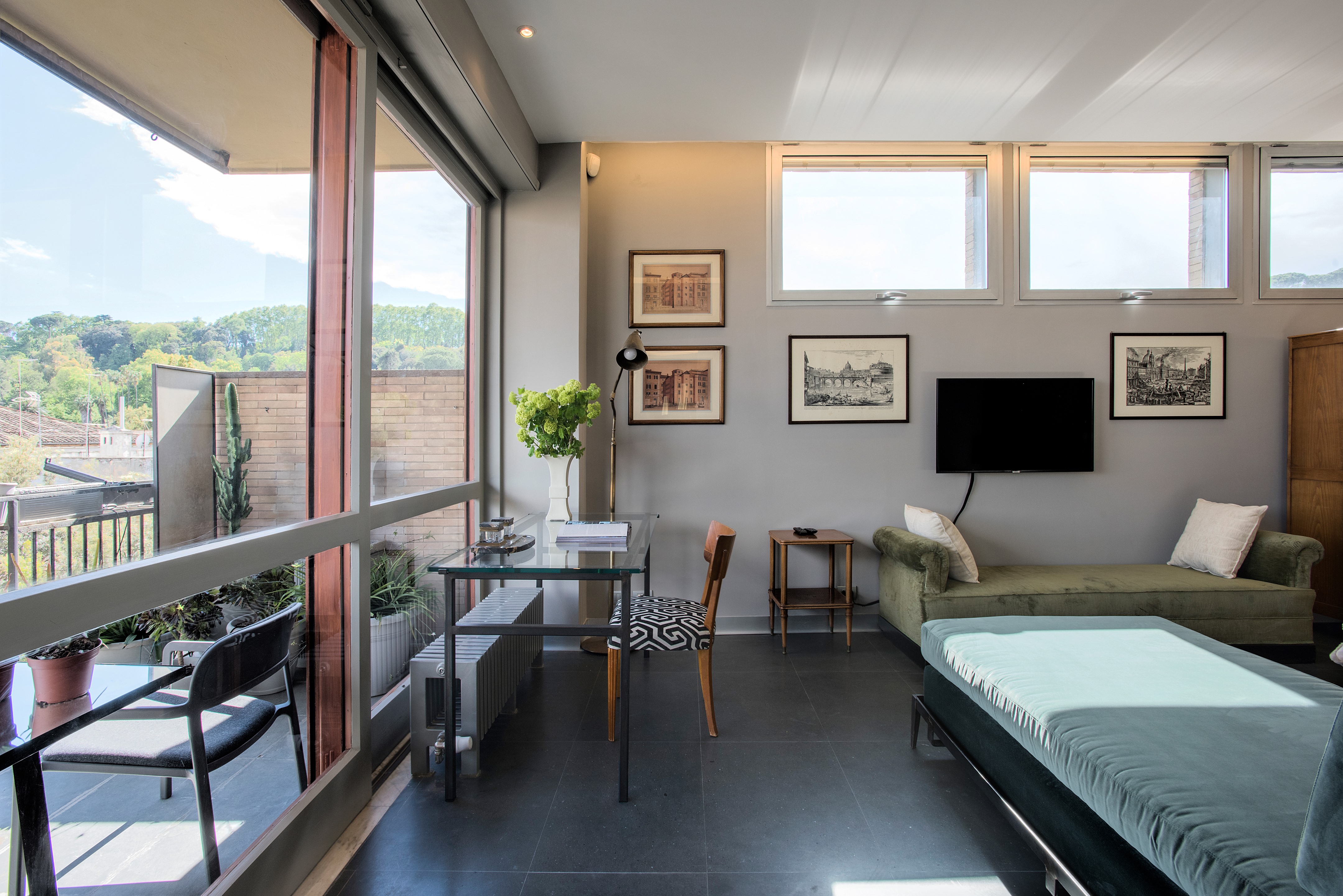 鸟语绿意中的宁静空间——罗马 Gianicolo 与 Trastevere 间 Oasi 公寓设计-18