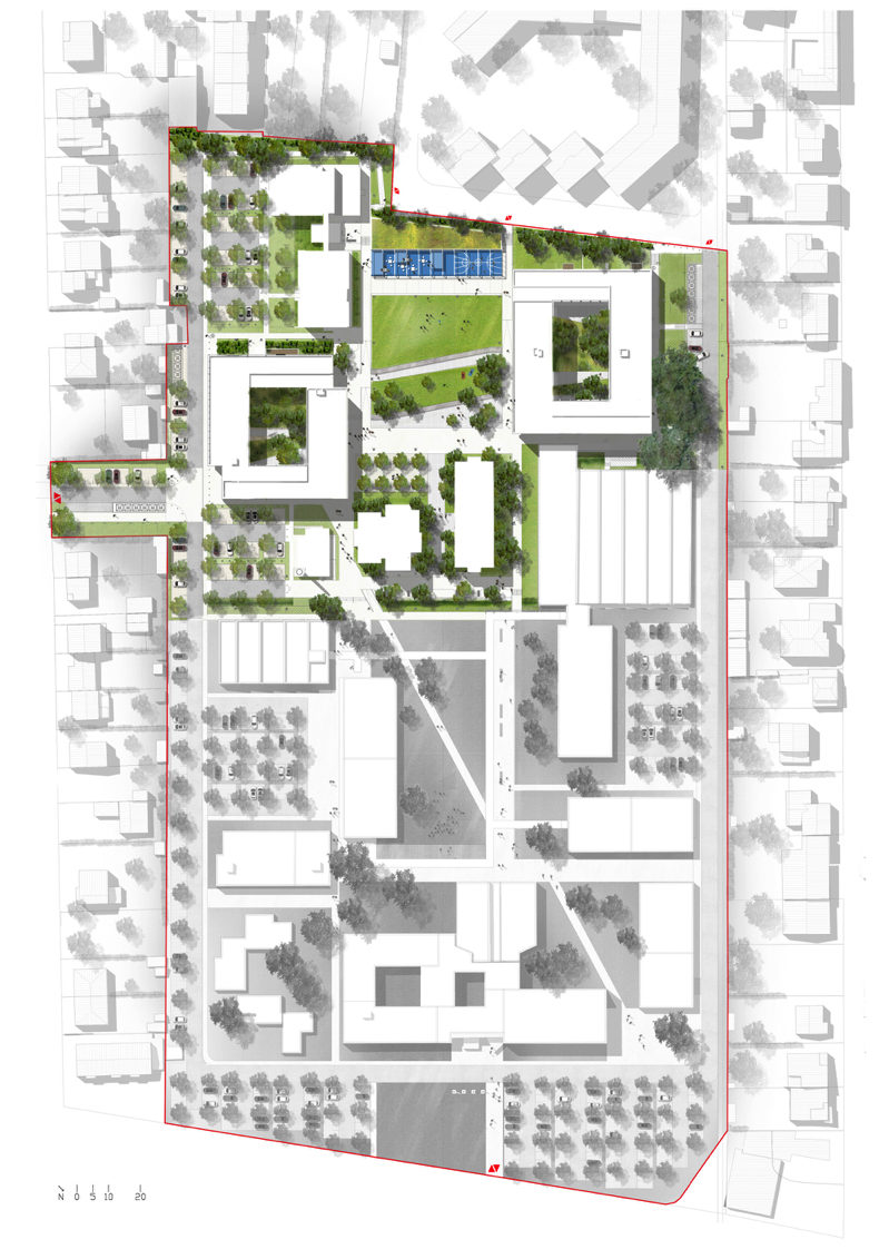 图卢兹校园贝尔维尔“奥林皮·德·古热斯”大学生公寓重建项目-3