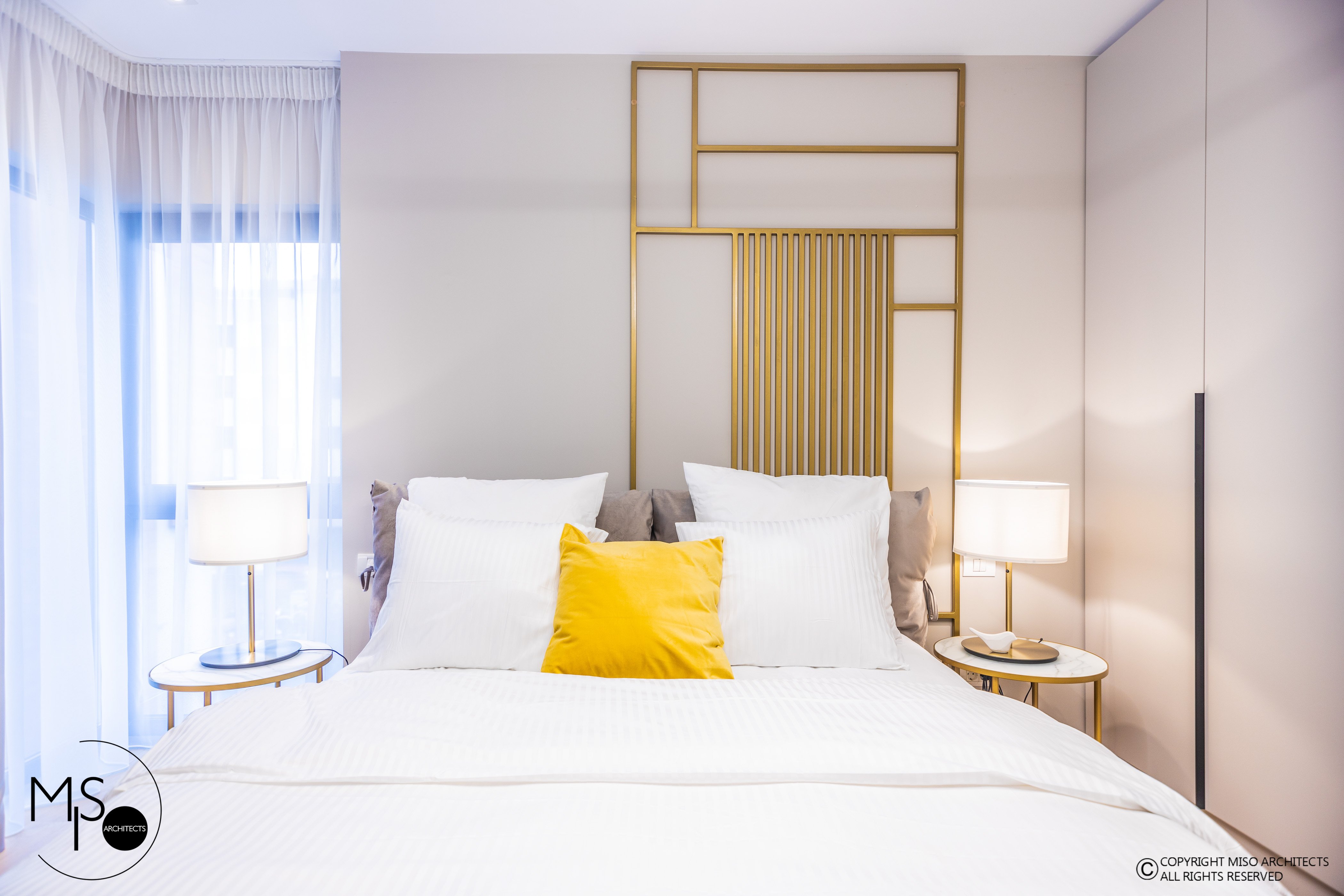 Miso Architects丨公寓丨黄色喜悦丨Yellow Delight-13