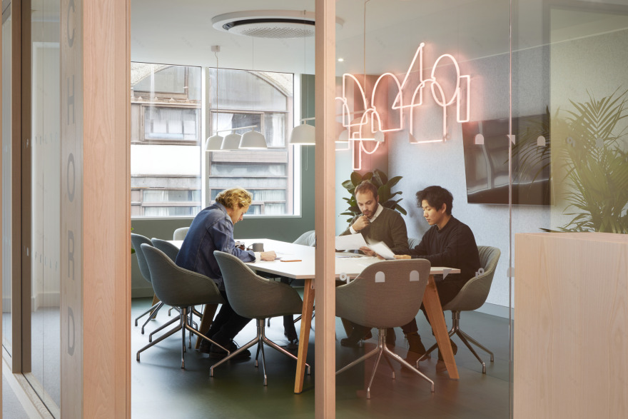 伦敦粉色 granite 大楼室内设计丨英国伦敦丨Buckley Gray Yeoman-12