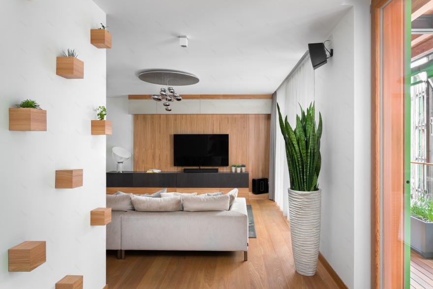 意大利灰色橡木别墅,打造一体化空间-0