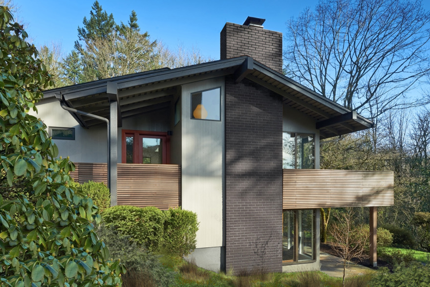 俄勒冈州波特兰市 SW Portland 现代别墅室内设计-13