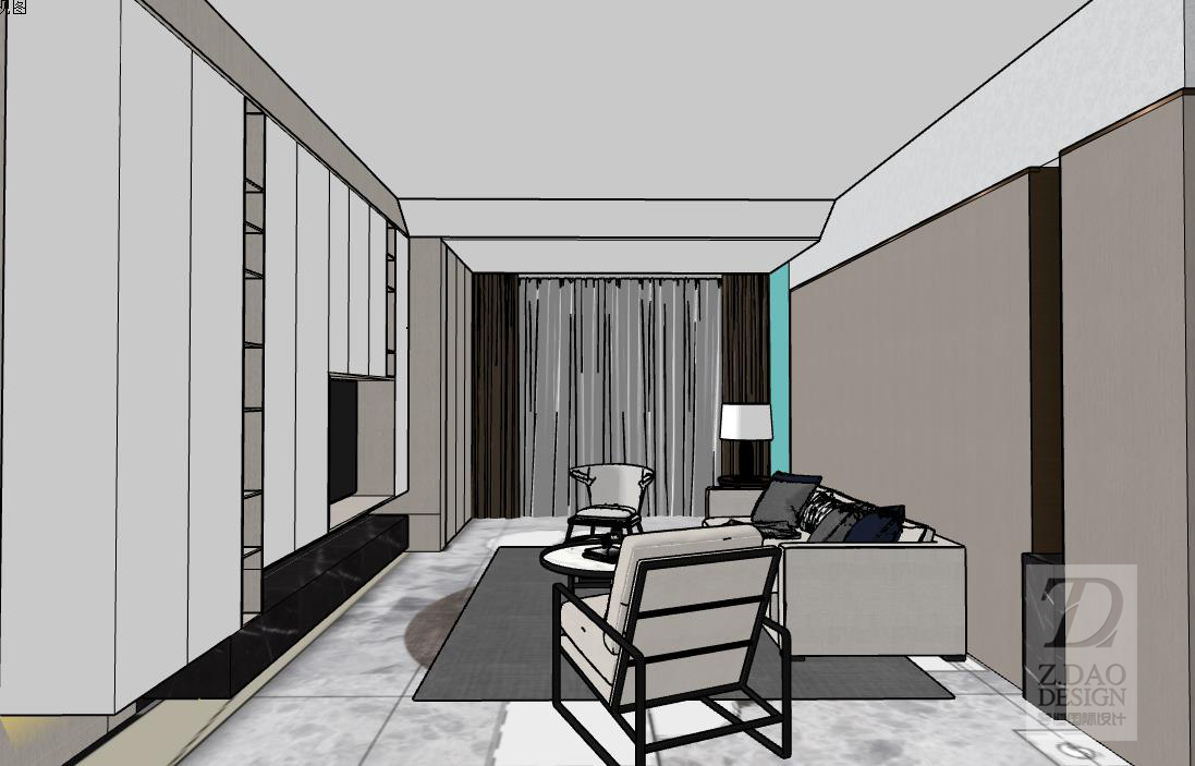 合肥建发·雍龙府现代风格装修设计-30