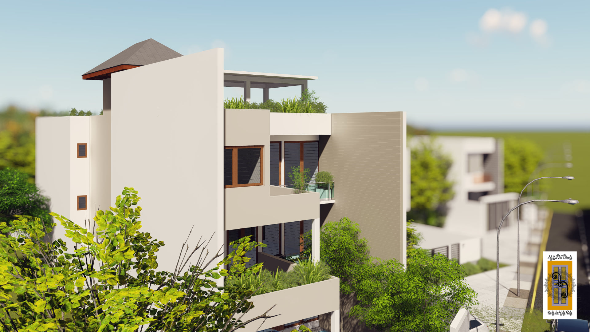 "斯里兰卡 Battaramulla 别墅 | 现代极简主义的完美体现"-33