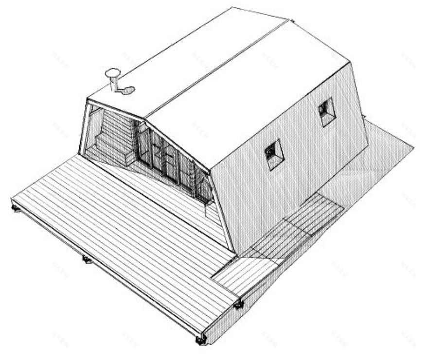 创新轻便休闲小屋,比利时森林中的木质天地-8