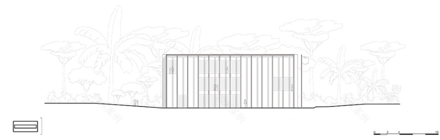 巴西两校区建筑,优雅强烈特质融入自然环境-84