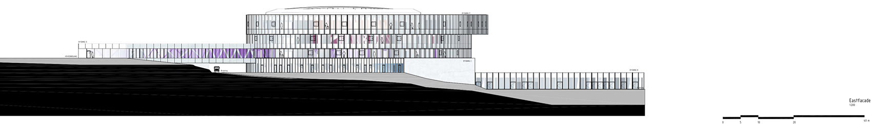 GLASIR &  托尔斯港学院，丹麦/漩涡般的体量，融合多所院校和公共设施-76