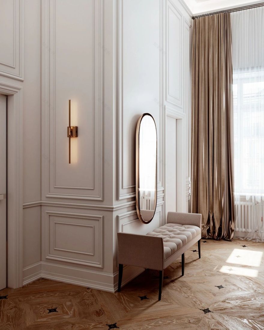 Mossebo 设计团队打造大气一居室,古典与现代完美融合-18