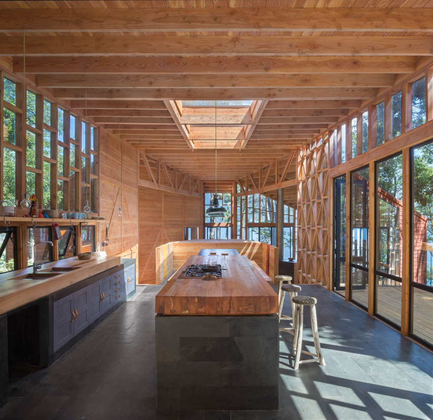 融入森林的日光别墅-4