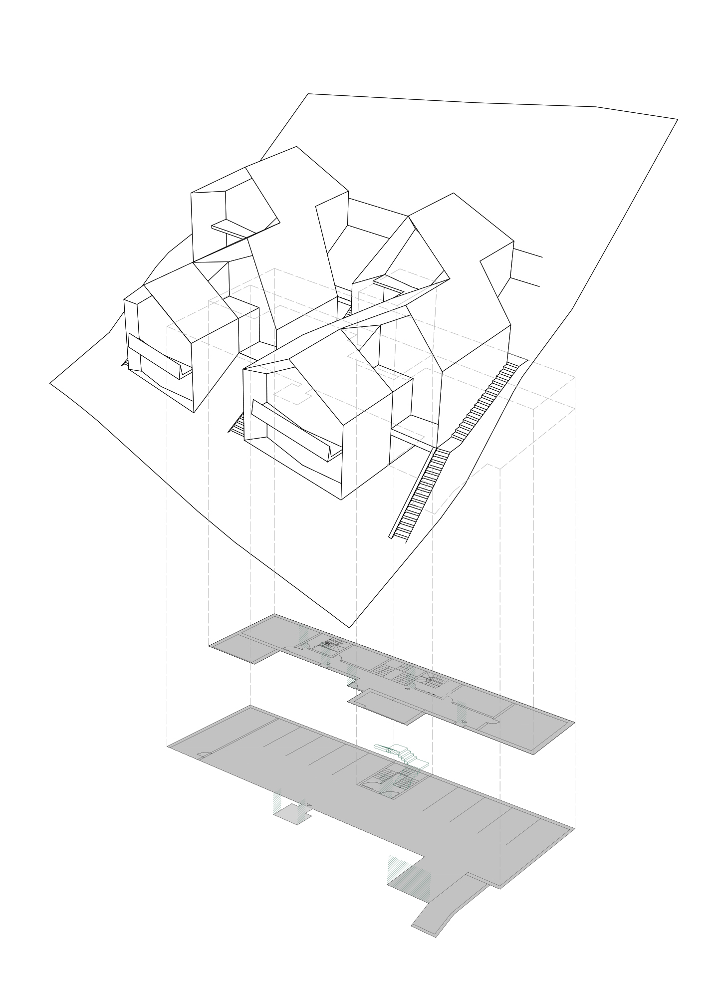 连续屋顶塑造新型度假屋-6