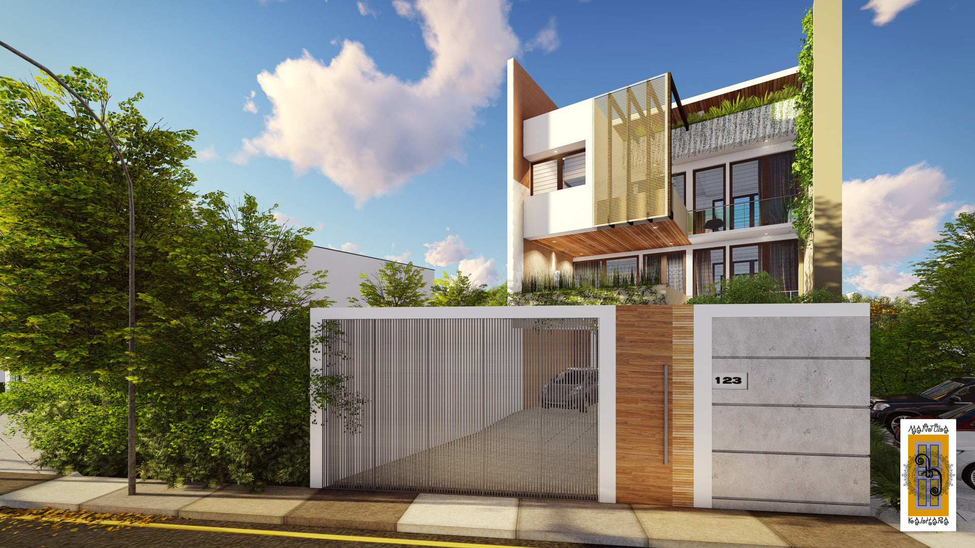 "斯里兰卡 Battaramulla 别墅 | 现代极简主义的完美体现"-0