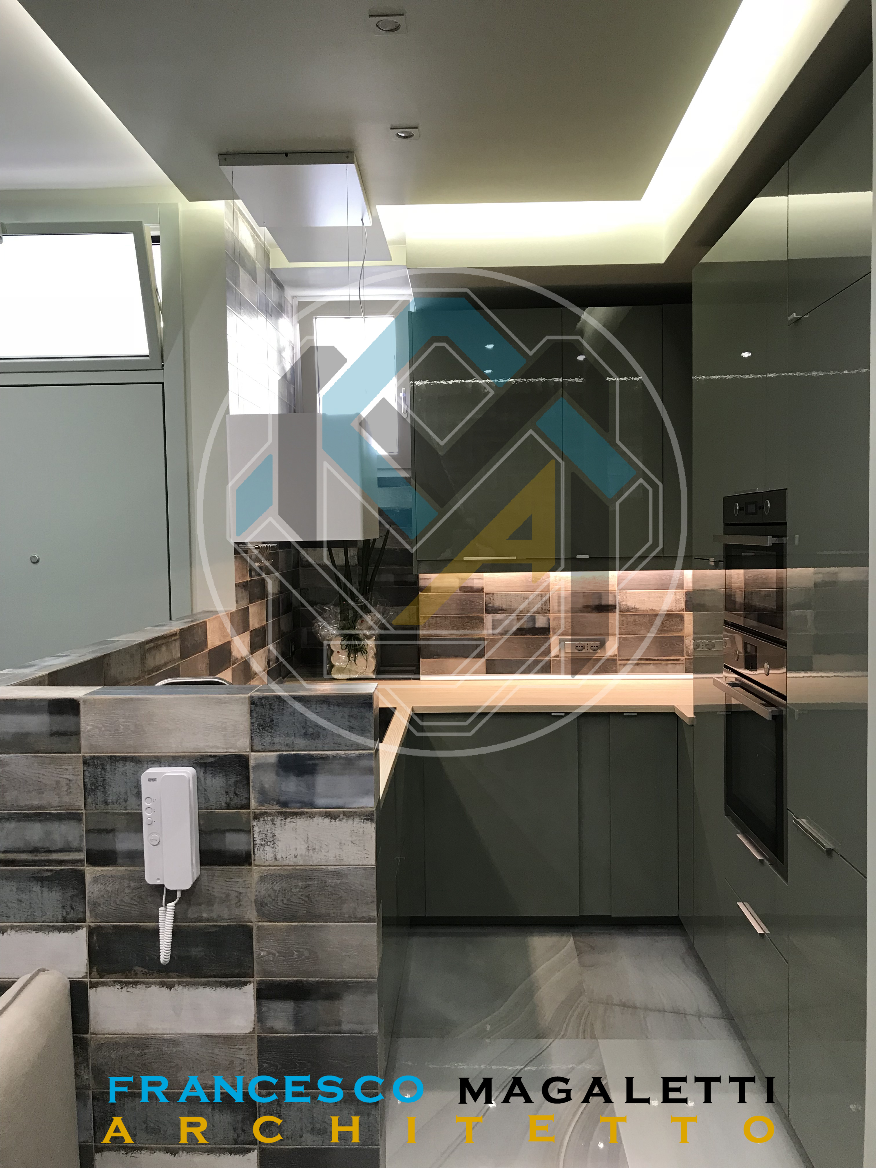 绿蓝黑三色协奏，音乐家公寓变身记-3