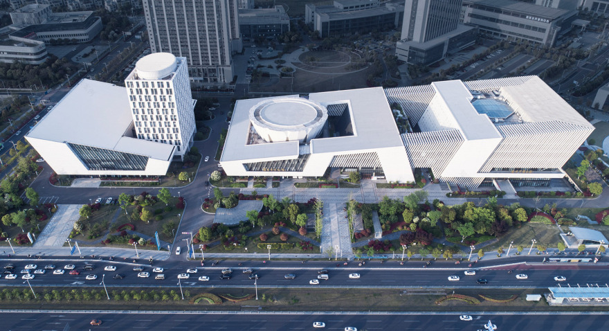 淮安“四馆”文化航母,现代建筑融合传统文脉-52