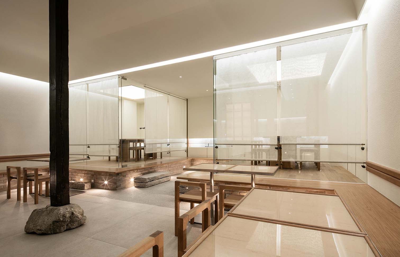 宁静之居 | LABOTORY 打造的原木曲线空间-70